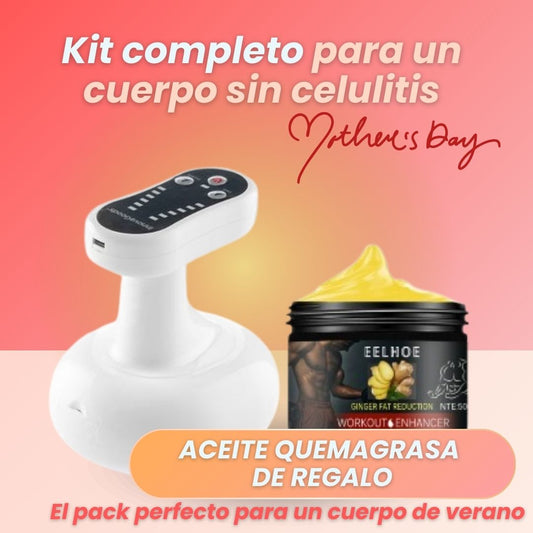 Masajeador Anticelulítico SlimTone TM + Aceite quemagrasa de GRATIS de REGALO