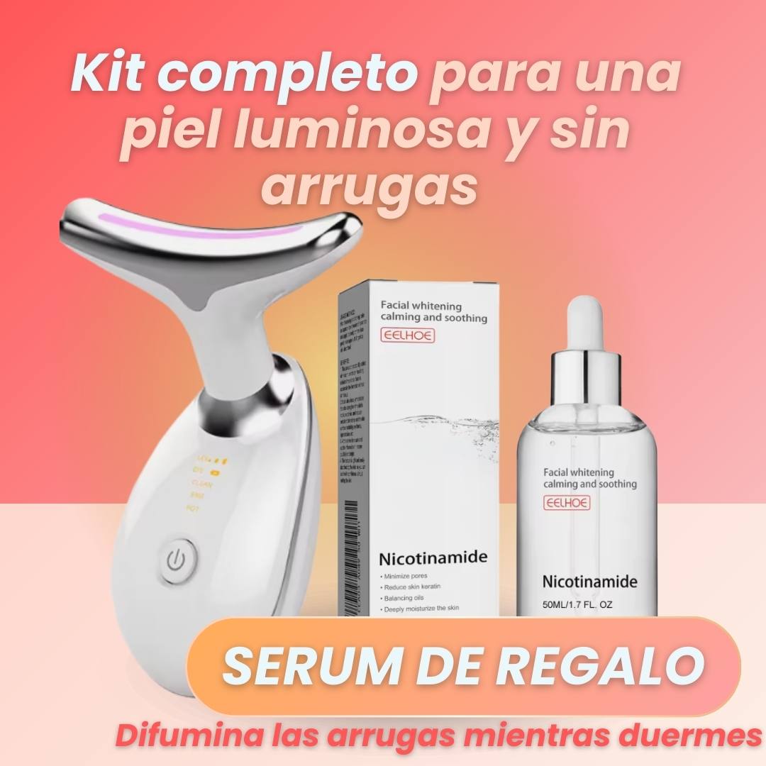Glowskin Pro - Masajeador Facial + Serum Hidratante GRATIS