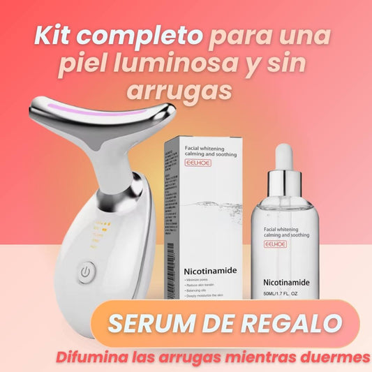 Glowskin Pro - Masajeador Facial + Serum Hidratante GRATIS